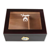 Personalized Cigar Humidor - Engraved Modern Shriners Logo Design