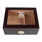 Personalized Cigar Humidor - Engraved Shriners Symbol Logo Design