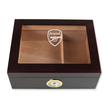 Personalized Cigar Humidor - Arsenal Football Club Soccer Team Logo Design