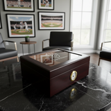 Personalized Cigar Humidor - Engraved Milwaukee Brewers Logo Baseball Team Logo Design