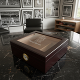 Personalized Cigar Humidor - Engraved St Louis Cardinals Baseball Team Logo Design
