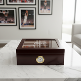 Personalized Cigar Humidor - Engraved Los Angeles Clippers Basketball Team Logo Design