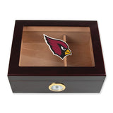 Arizona Cardinals Football Full Color Team Logo - Cigar Humidor