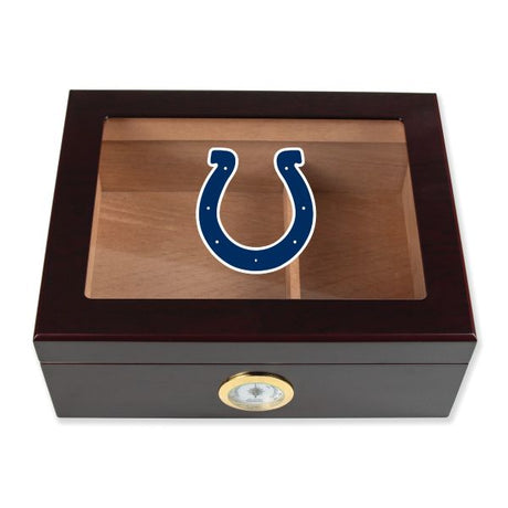 Indianapolis Colts Football Full Color Team Logo - Cigar Humidor