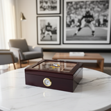 Minnesota Vikings Football Full Color Team Logo - Cigar Humidor