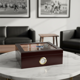 New England Patriots Football Full Color Team Logo - Cigar Humidor