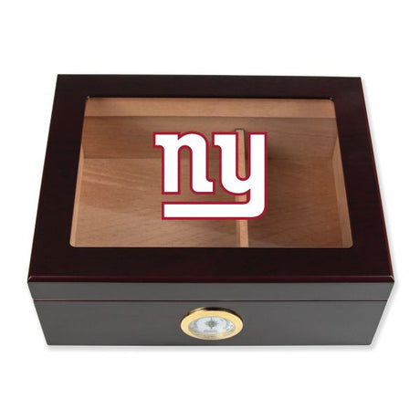New York Giants Football Full Color Team Logo - Cigar Humidor