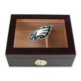 Philadelphia Eagles Football Full Color Team Logo - Cigar Humidor