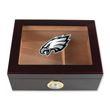 Philadelphia Eagles Football Full Color Team Logo - Cigar Humidor