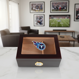 Tennessee Titans Football Full Color Team Logo - Cigar Humidor