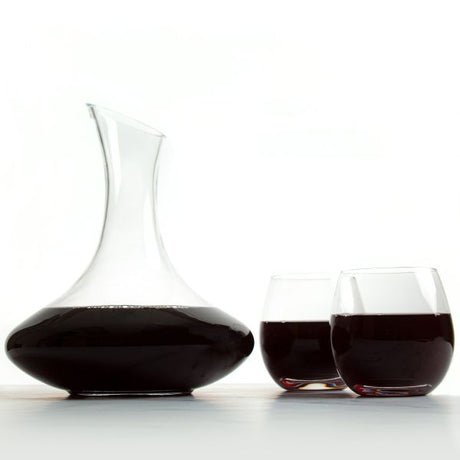 Custom Engraved Alpha Xi Delta -  Slanted Top Wine Decanter With Wine Glasses