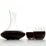 Custom Engraved Pi Beta Phi -  Slanted Top Wine Decanter With Wine Glasses