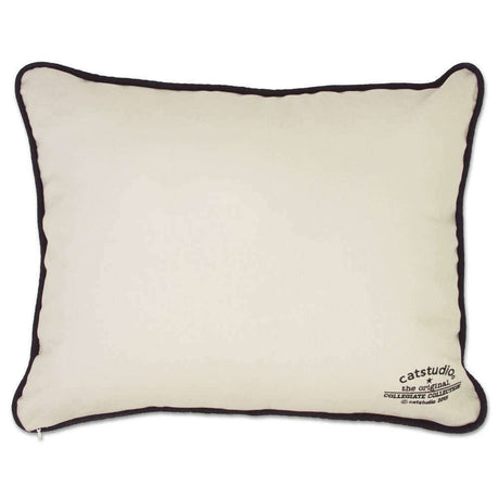 Iowa State University Collegiate Embroidered Pillow by CatStudio