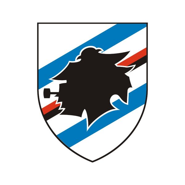 Soccer Wall Decals - Serie A League Italy	 Soccer Team Logos - UC Sampdoria