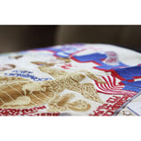 Marines Large Hand-Embroidered Pillow