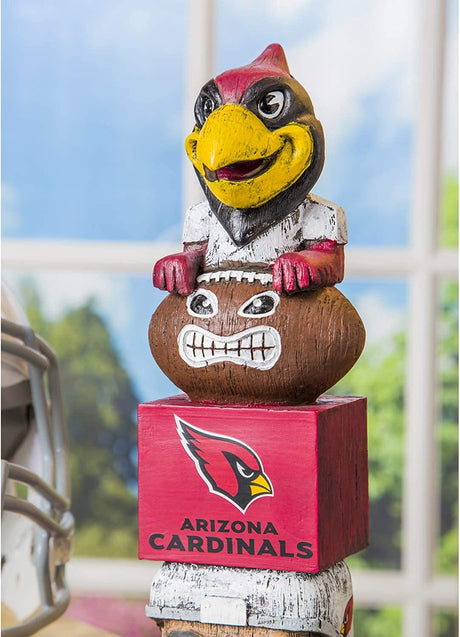 Arizona Cardinals Tiki Totem Garden Statue - 16" Official NFL Outdoor & Indoor Decor