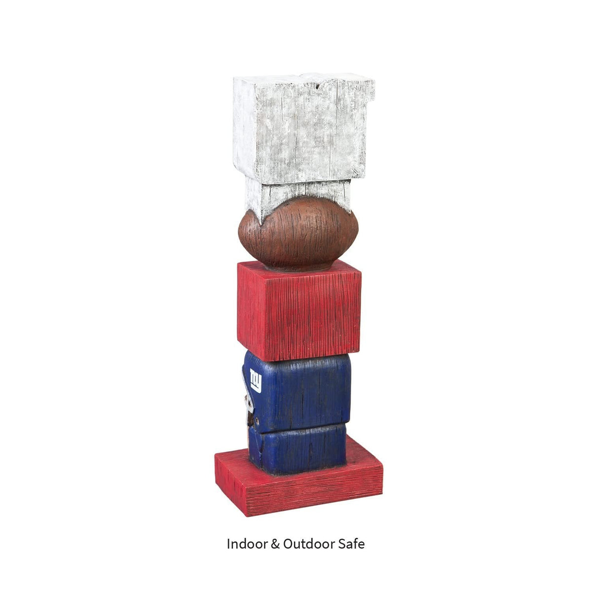 New York Giants Tiki Totem Garden Statue - 16" Official NFL Outdoor & Indoor Decor