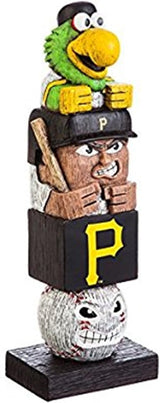 Pittsburgh Pirates Tiki Totem Garden Statue - 16" MLB Indoor & Outdoor Decor