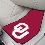 University of Oklahoma Sooners 2-Piece Vehicle Floor Mat Set, 18x27 Inch