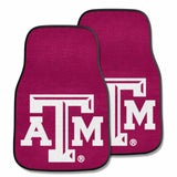 Texas A&M University Aggies 2-Piece Vehicle Floor Mat Set, 18x27 Inch