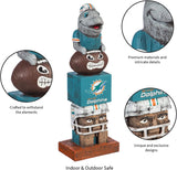 Miami Dolphins Tiki Totem Garden Statue - 16" Official NFL Outdoor & Indoor Decor