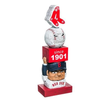 Boston Red Sox Tiki Totem Garden Statue - 16" Vintage MLB Indoor & Outdoor Decor