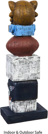 Tennessee Titans 16 Inch Tiki Totem Garden Statue Resin Outdoor Decoration