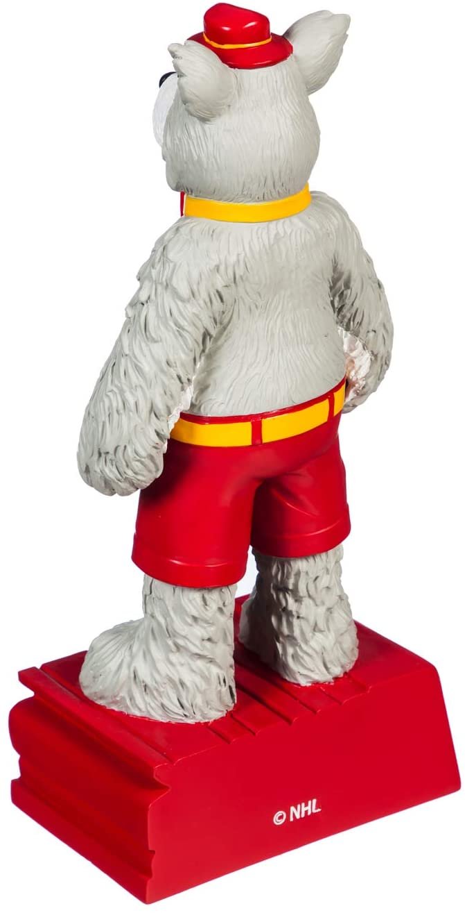 Calgary Flames Mascot Tiki Totem Statue - 12" Official NHL Indoor & Outdoor Decor