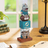 Miami Dolphins Tiki Totem Garden Statue - 16" Official NFL Outdoor & Indoor Decor