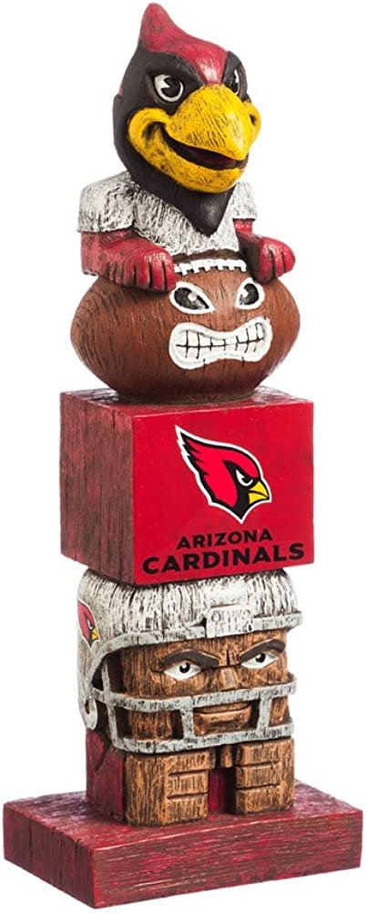 Arizona Cardinals Tiki Totem Garden Statue - 16" Official NFL Outdoor & Indoor Decor