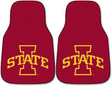 Iowa State Cyclones 2-Piece Vehicle Floor Mat Set, 18x27 Inch
