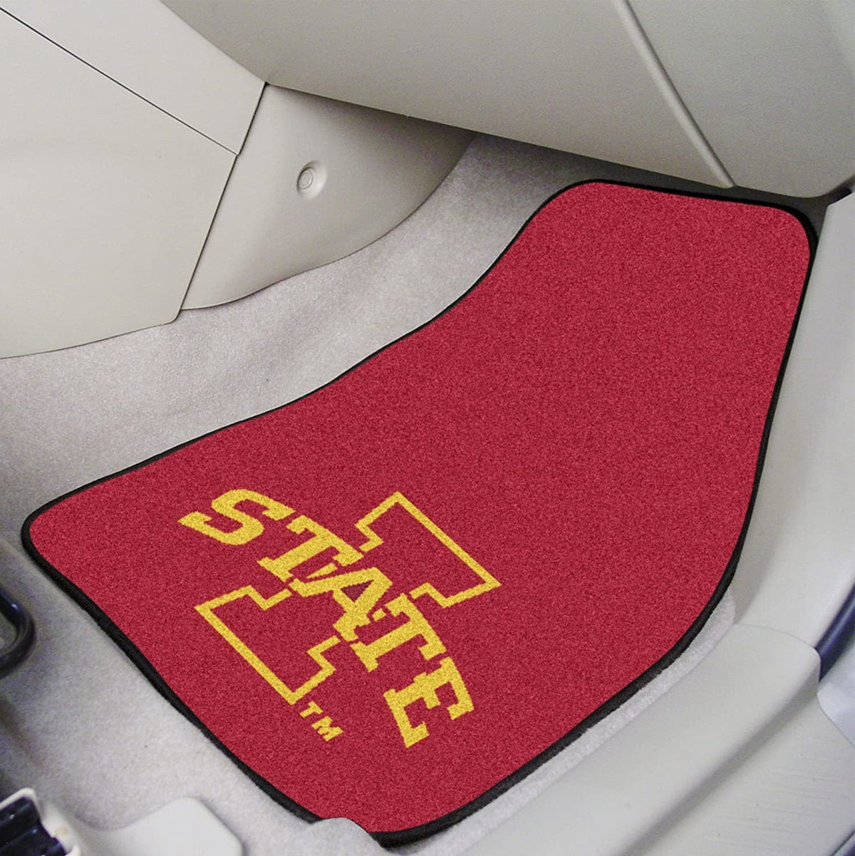 Iowa State Cyclones 2-Piece Vehicle Floor Mat Set, 18x27 Inch