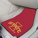 Iowa State Cyclones 2-Piece Vehicle Floor Mat Set, 18x27 Inch