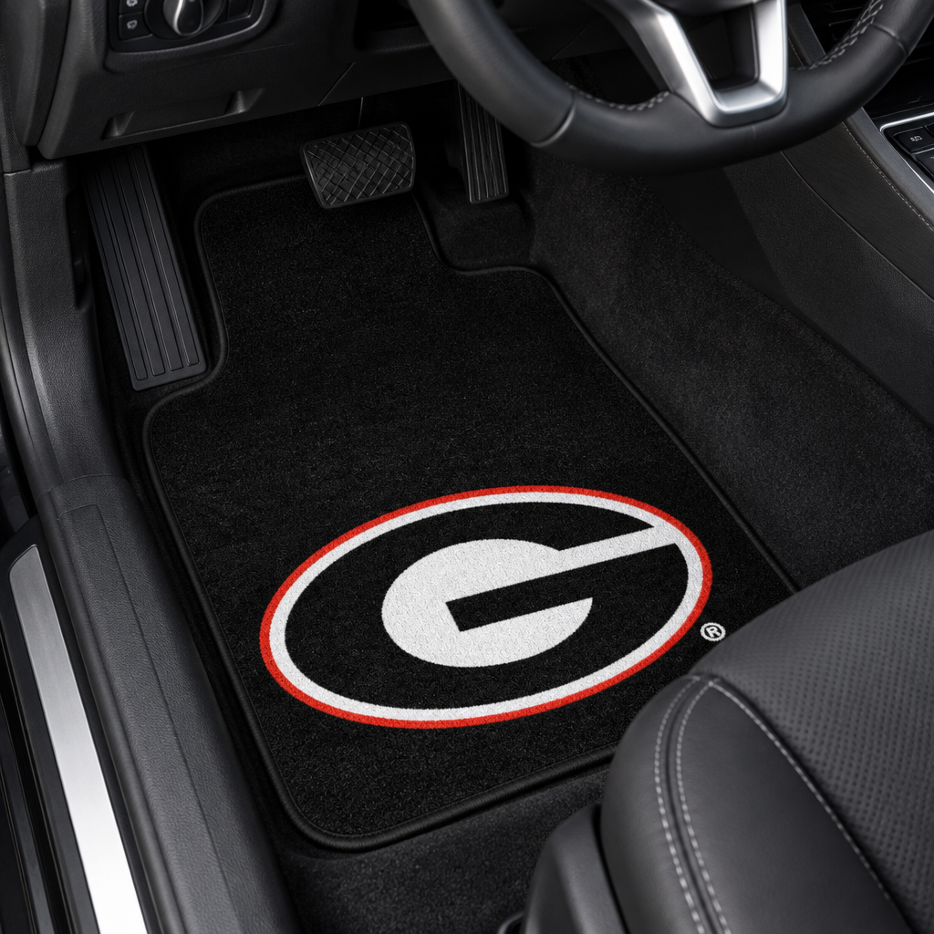 University of Georgia Bulldogs 2-Piece Vehicle Floor Mat Set