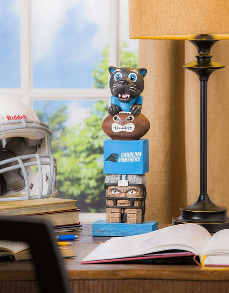 Carolina Panthers Tiki Totem Garden Statue - 16" Official NFL Outdoor & Indoor Decor
