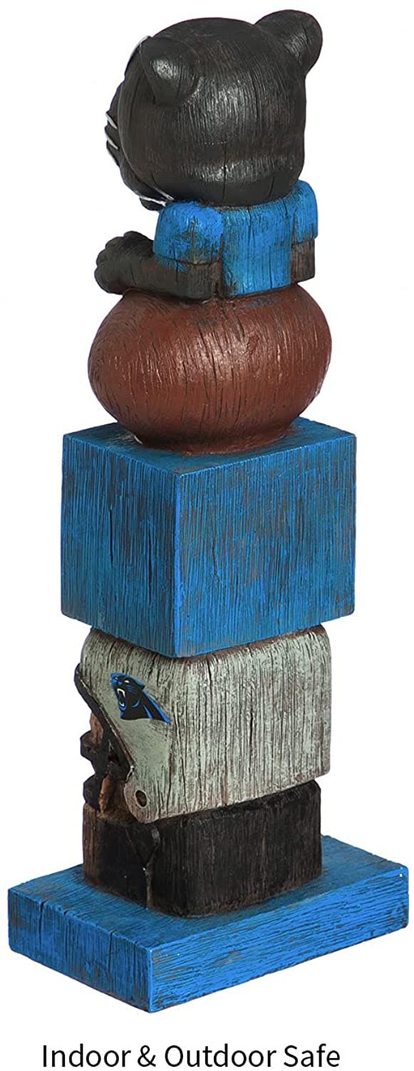 Carolina Panthers Tiki Totem Garden Statue - 16" Official NFL Outdoor & Indoor Decor