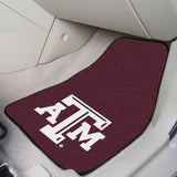Texas A&M University Aggies 2-Piece Vehicle Floor Mat Set, 18x27 Inch