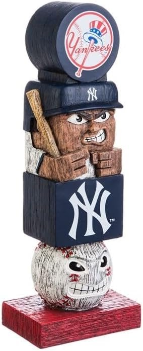 New York Yankees Tiki Totem Garden Statue - 16" Official MLB Outdoor & Indoor Decor