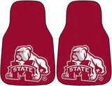 Mississippi State Bulldogs 2-Piece Vehicle Floor Mat Set, 18x27 Inch
