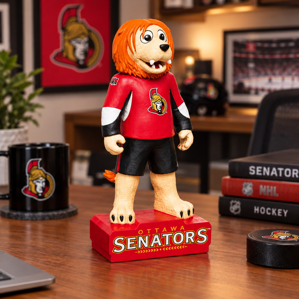Ottawa Senators Mascot Tiki Totem Statue - 12" Official NHL Indoor & Outdoor Decor