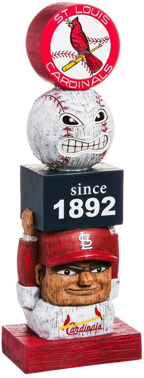St. Louis Cardinals Vintage Tiki Totem Statue - 16" Official MLB Outdoor & Indoor Decor