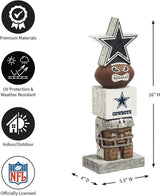 Dallas Cowboys Tiki Totem Garden Statue - 16" Official NFL Outdoor & Indoor Decor