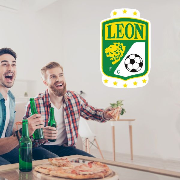 Soccer Wall Decals - Liga MX - Mexico Soccer Team Logos - Club Leon