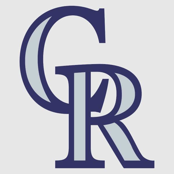 Baseball Wall Decals - Baseball Team Logos - Colorado Rockies