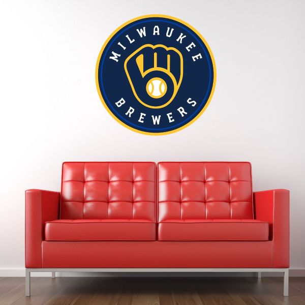 Milwaukee Brewers wall decal for a fan’s game room or man cave