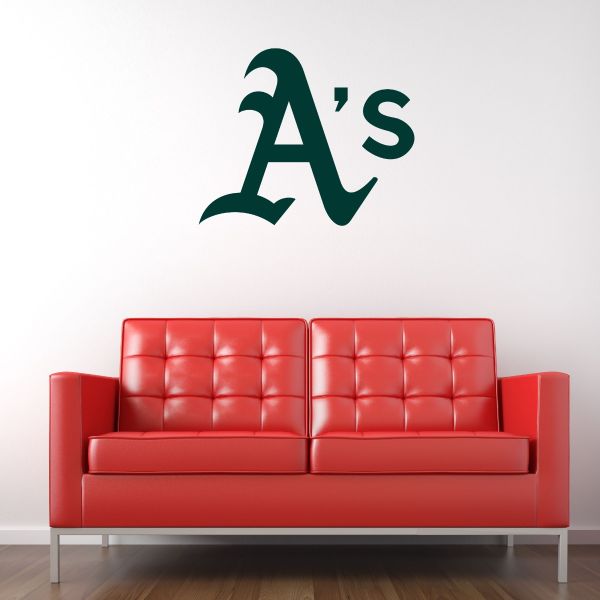 Baseball Wall Decals - Baseball Team Logos - Athletics A's Cap Insignia