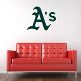Baseball Wall Decals - Baseball Team Logos - Athletics A's Cap Insignia
