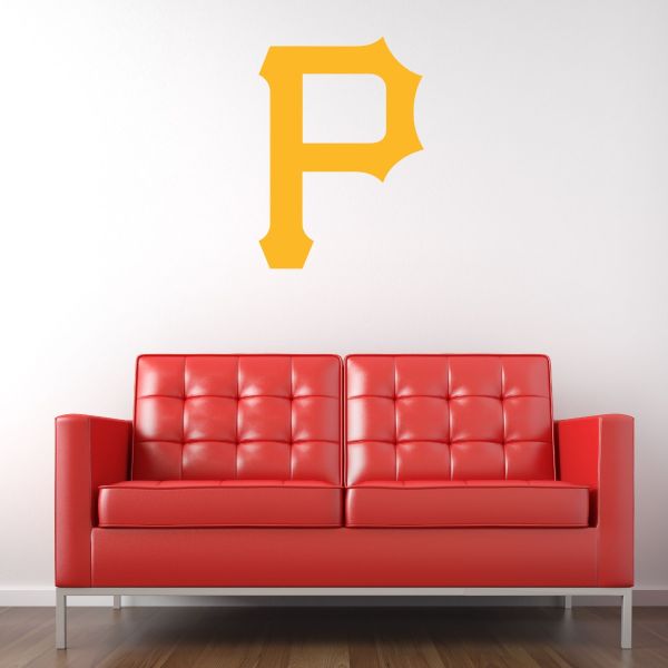 Baseball Wall Decals - Baseball Team Logos - Pittsburgh Pirates Cap Insignia