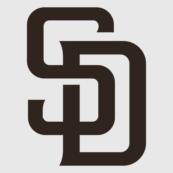 Baseball Wall Decals - Baseball Team Logos - San Diego Padres Cap Insignia