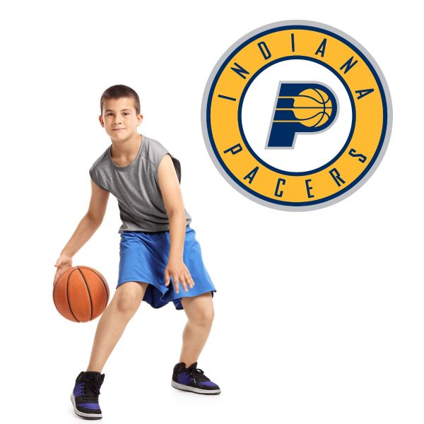 Basketball Wall Decals - Basketball Team Logos - Indiana Pacers
